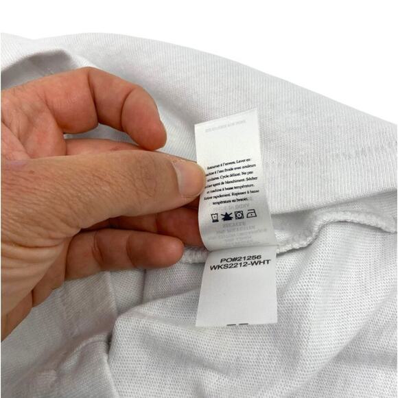 Faherty Whisper Organic Cotton Blend Tank White Size Medium NWT $68 MSRP - Picture 7 of 8